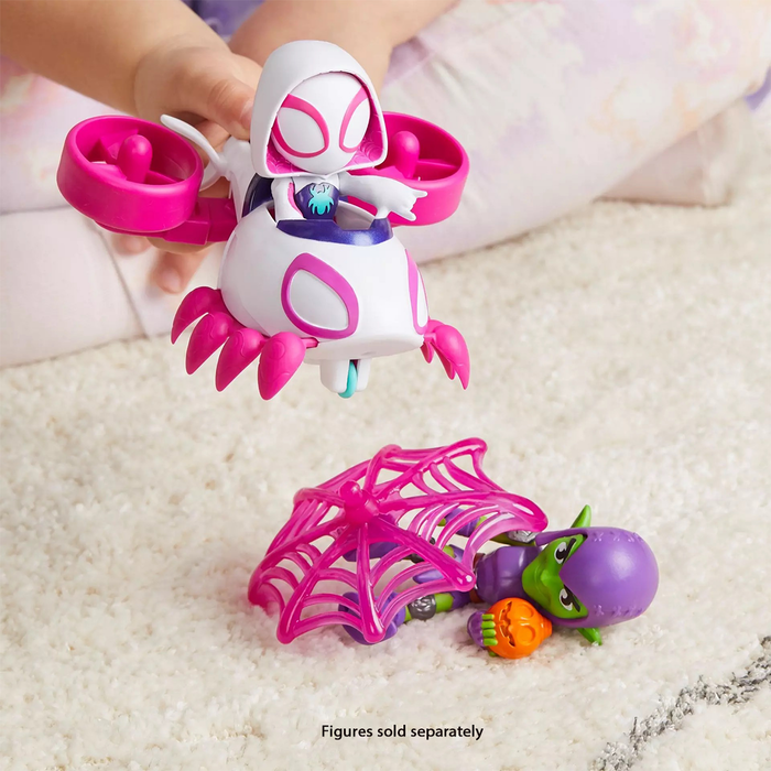 Marvel Spidey and His Amazing Friends Ghost Spider Copter Set