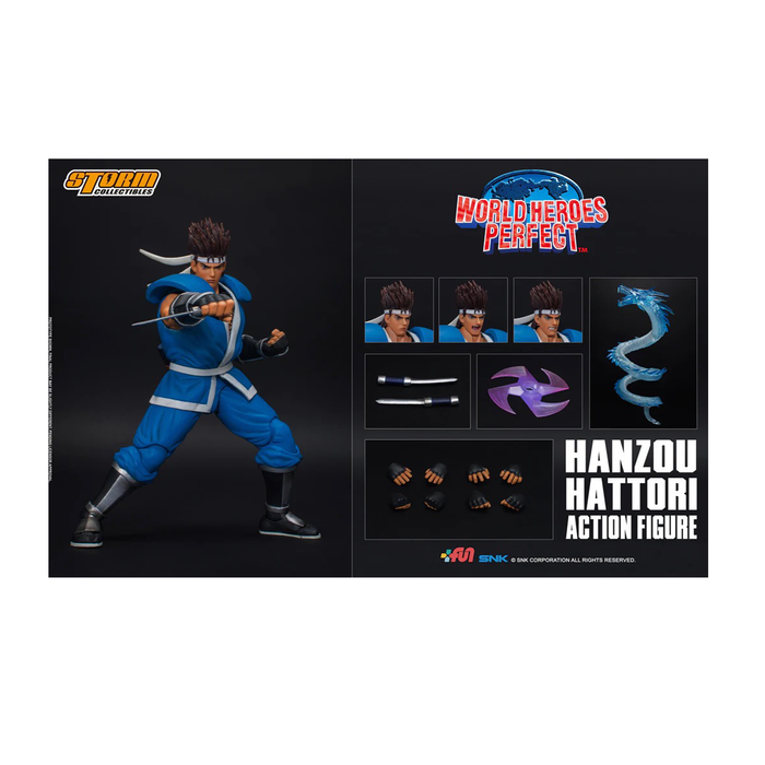 World Heroes Perfect - Hanzou Hattori 1/12 Scale Action Figure