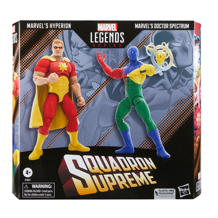 Marvel Legends Series Squadron Supreme Marvel's Hyperion and Marvel's Doctor Specturm 6-Inch Scale Action Figure