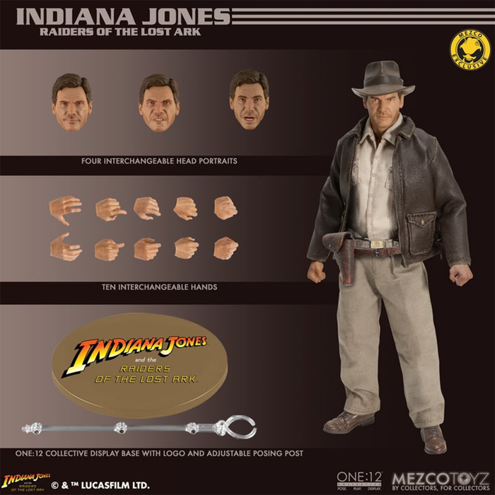 Mezco One:12 Collective Indiana Jones: Temple Edition Figure