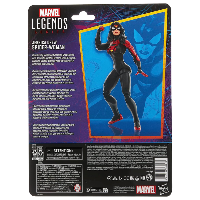 Marvel Legends Series Spider-Man Legends Spider-Woman Jessica Drew 6-Inch Action Figure
