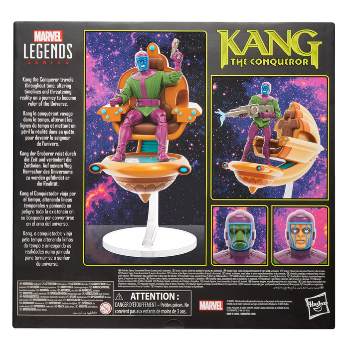 Marvel Legends Series Kang the Conqueror 6-Inch Scale Action Figure with Throne