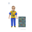 Ben Cooper Costume Kids Star Trek Series 14 Captain Kirk 5 1/2-Inch Action Figure