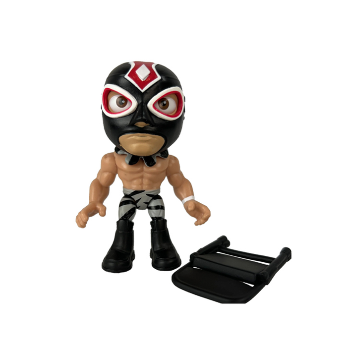 Legends of Lucha Libre - Luchacitos Konnan (Black Suit) 3-Inch Mini Action Figure