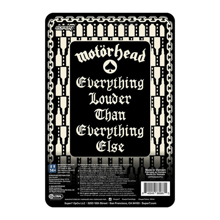 Motorhead Lemmy (Ace of Spades) ReAction Figure