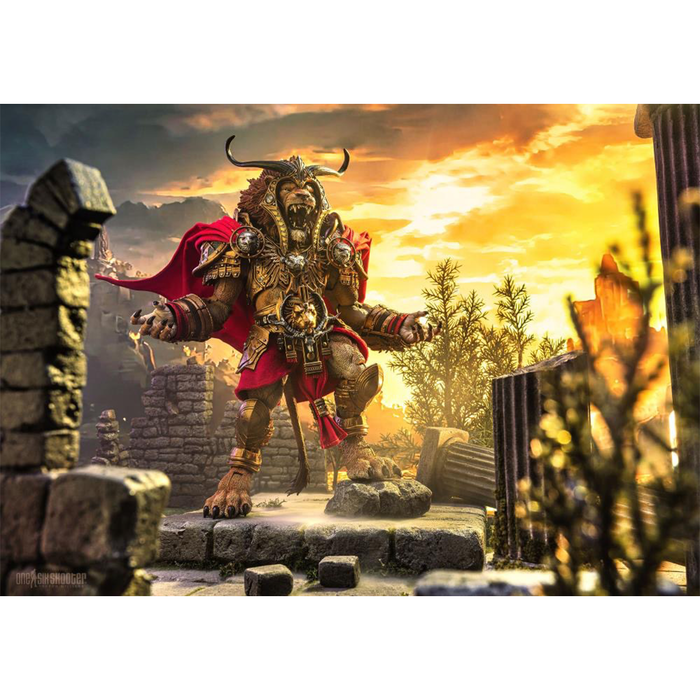Mythic Legions: Reign of the Beasts Leodysseus Ogre-Scale Action Figure