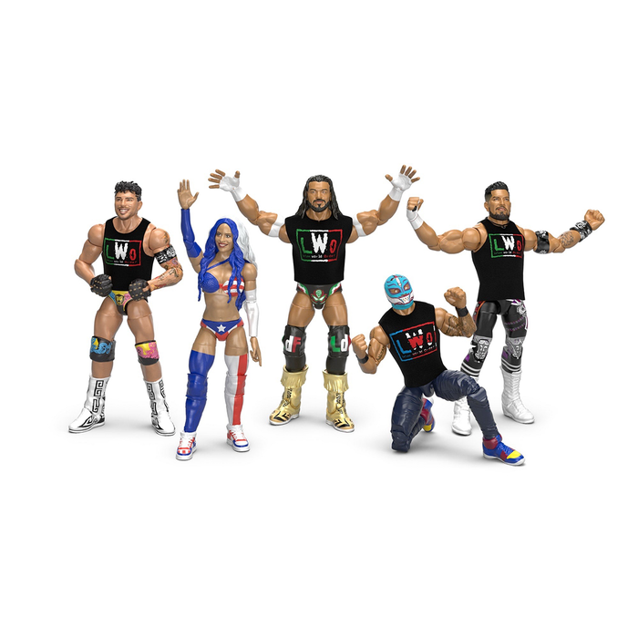 WWE Elite Collection Latino World Order (LWO) 5-Pack Action Figure Set