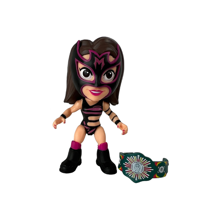 Legends of Lucha Libre - Luchacitos Lady Maravilla (Pink Suit) 3-Inch Mini Action Figure