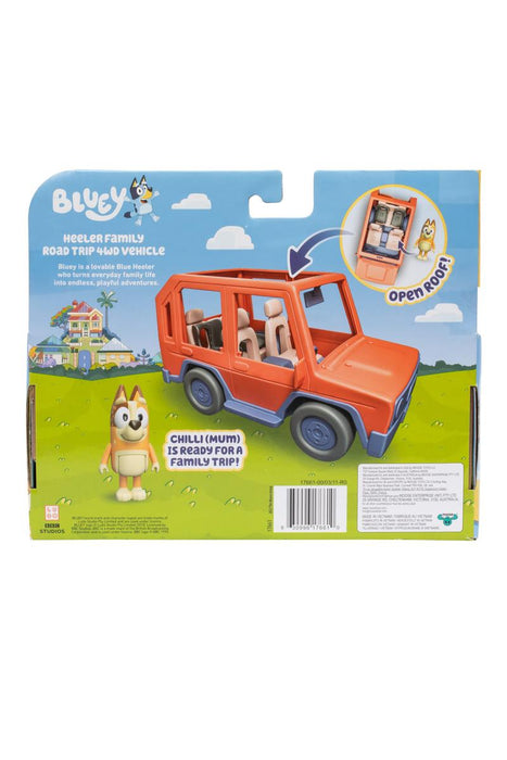 Bluey™ Heeler Family Road Trip 4WD Vehicle with Chilli Mum Figure
