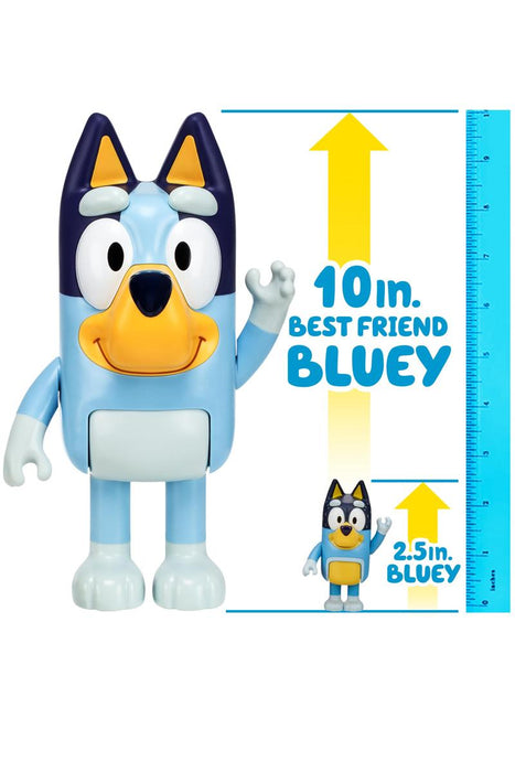 Bluey™ Best Friend Bluey 10 Inch Articulated Figure in Open Box