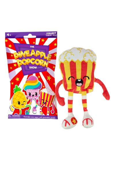  ポップコーン型ぬいぐるみ The Pineapple Popcorn Show™ Mystery Plush — Chubzzy Wubzzy Toys