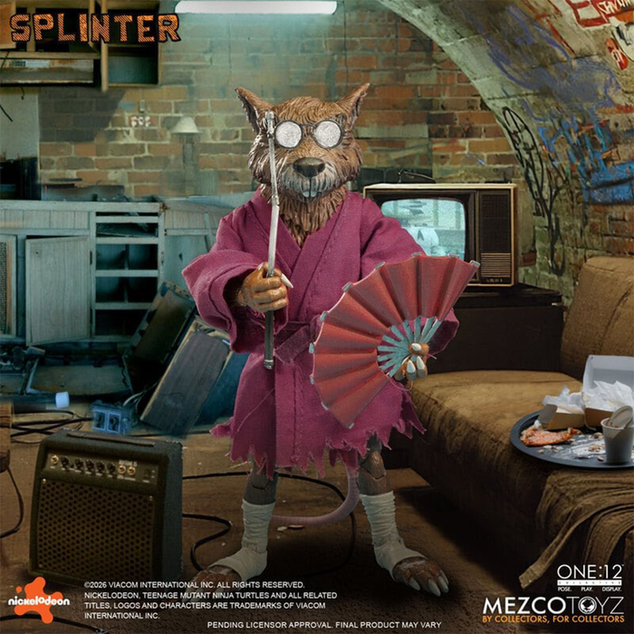 Mezco One:12 Collective Splinter Action Figure