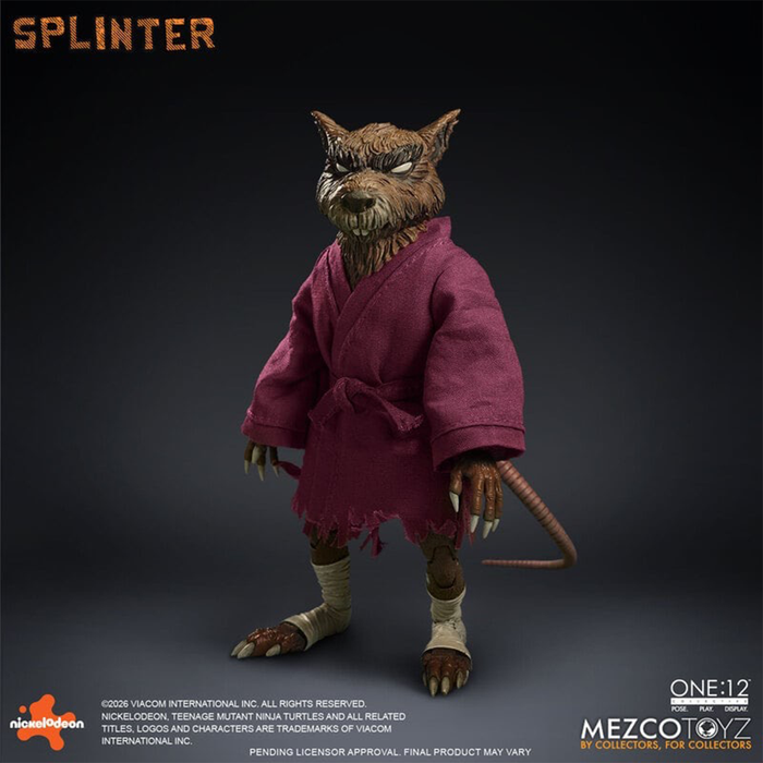 Mezco One:12 Collective Splinter Action Figure