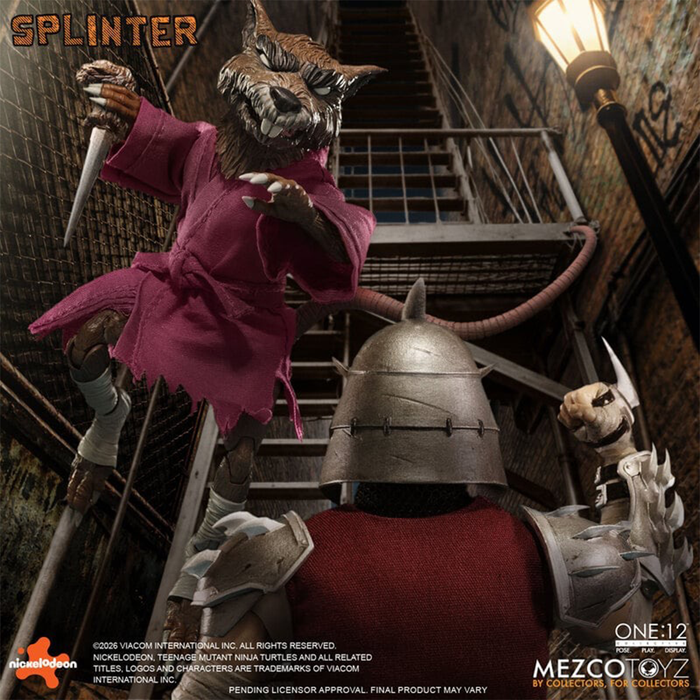Mezco One:12 Collective Splinter Action Figure