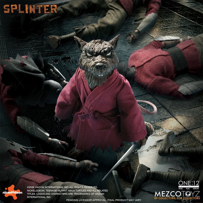 Mezco One:12 Collective Splinter Action Figure