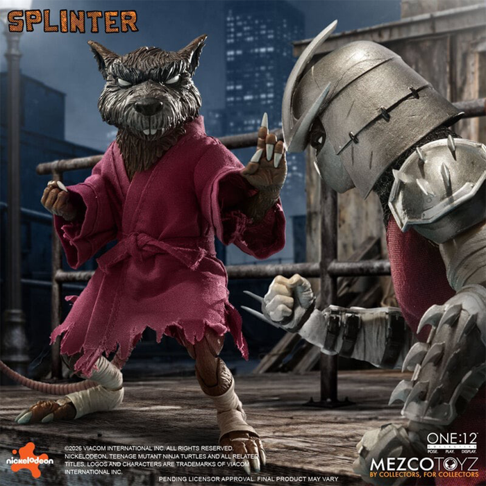 Mezco One:12 Collective Splinter Action Figure