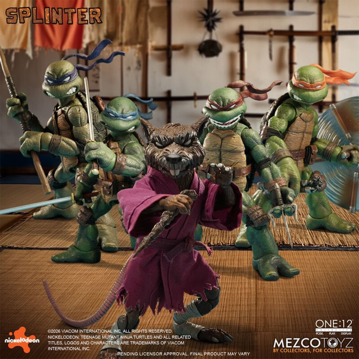 Mezco One:12 Collective Splinter Action Figure