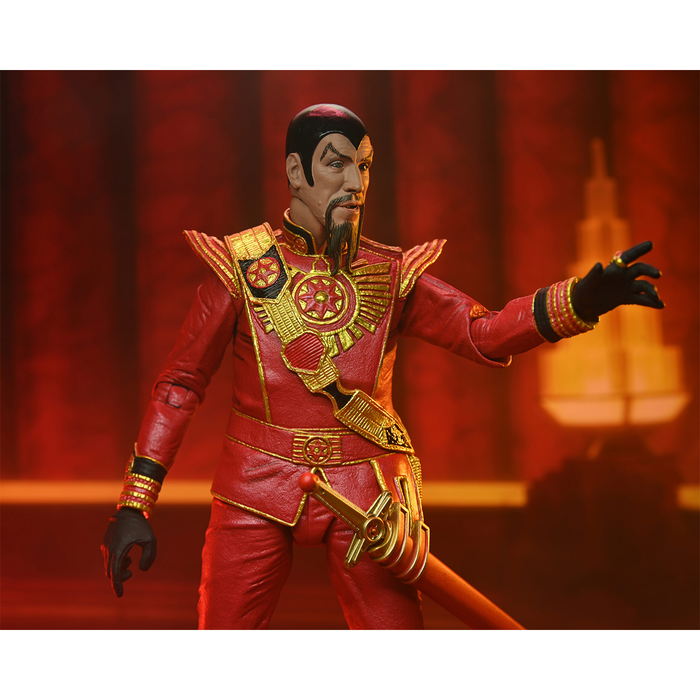 Flash Gordon (1980) Ultimate Ming (Red Military Outfit) 7-Inch Scale Action Figure