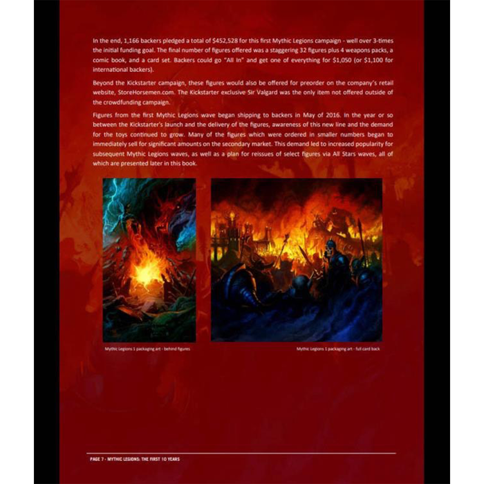 Mythic Legions: The First 10 Years Deluxe Hardcover Book