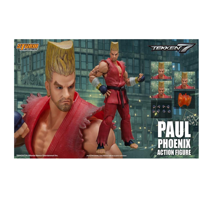 Tekken 7 Paul Phoenix 1/12 Scale Action Figure
