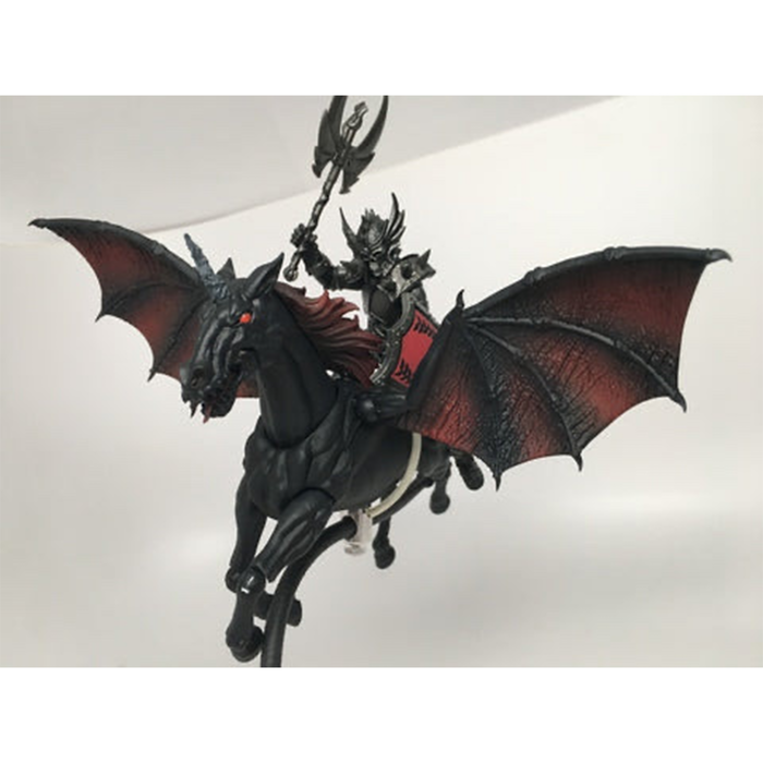 Mighty Steeds - Dark Pegasus and Unicorn Creature Kit Action Figure Accessories