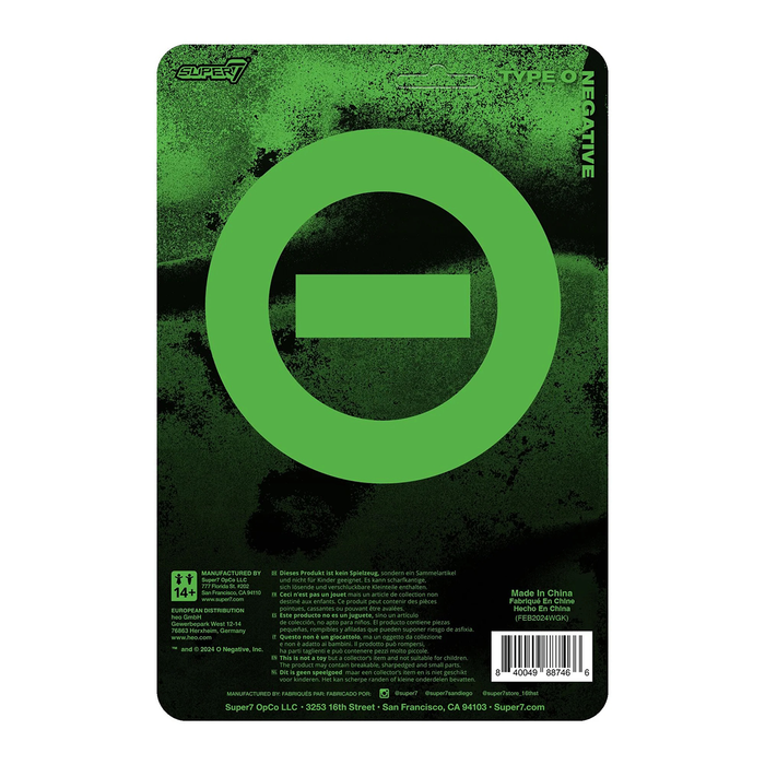 Type O Negative Wave 01 Peter Steele ReAction Figure