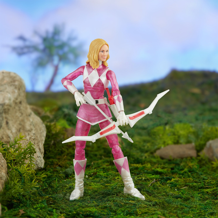 Power Rangers Lightning Collection Mighty Morphin Pink Ranger (Metallic Armor) 6-Inch Action Figure