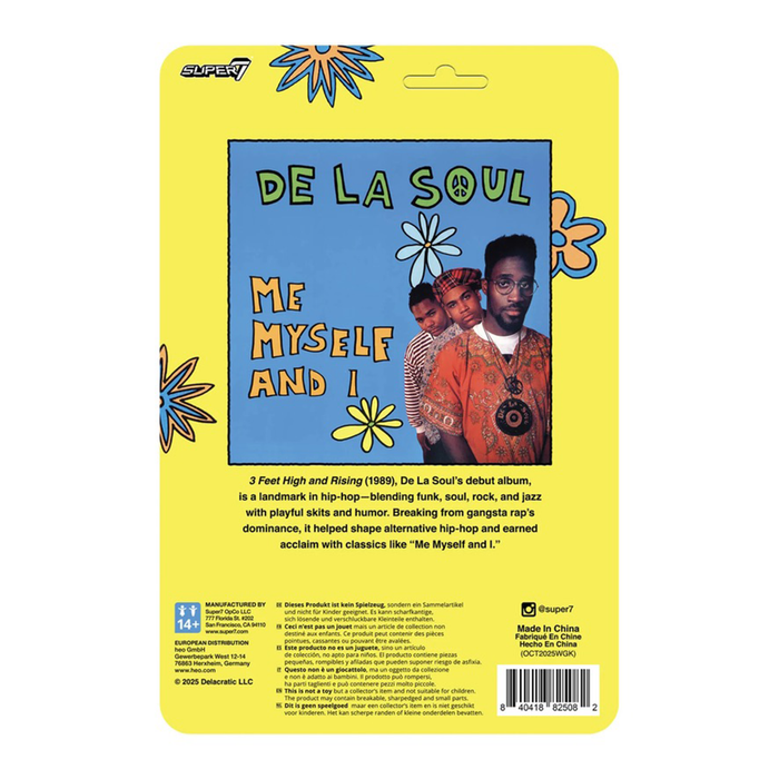 De La Soul ReAction Wave 1 Kelvin "Posdnuos" Mercer (Me, Myself & I) Figure