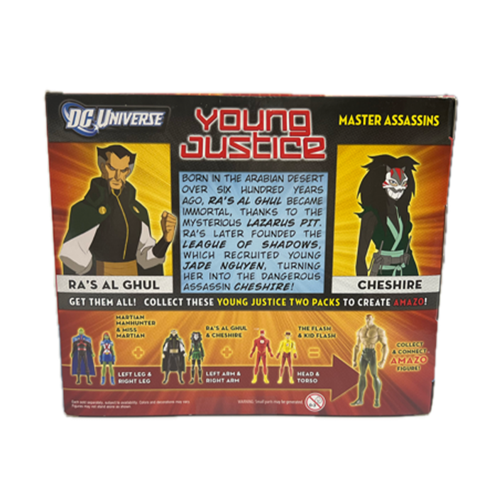 DC Universe Young Justice Ra's Al Ghul and Cheshire Action Figure 2-Pack