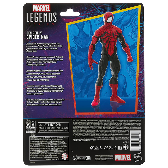 Marvel Legends Series Spider-Man Legends Ben Reilly 6-Inch Action Figure