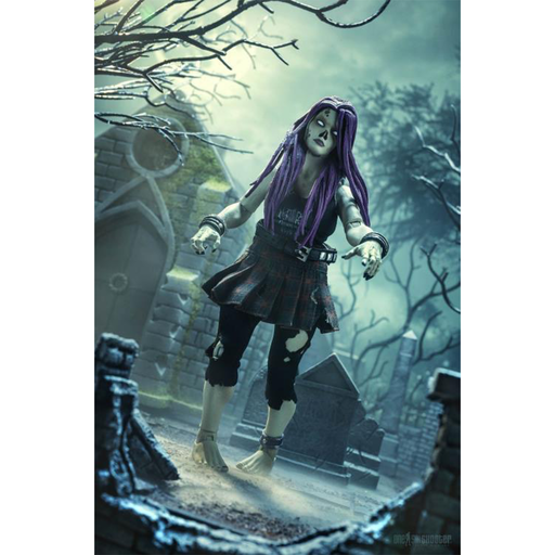 Graveyard Zombies Rocker (Female) Zombie Action Figure