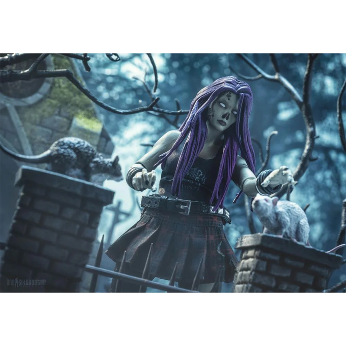 Graveyard Zombies Rocker (Female) Zombie Action Figure
