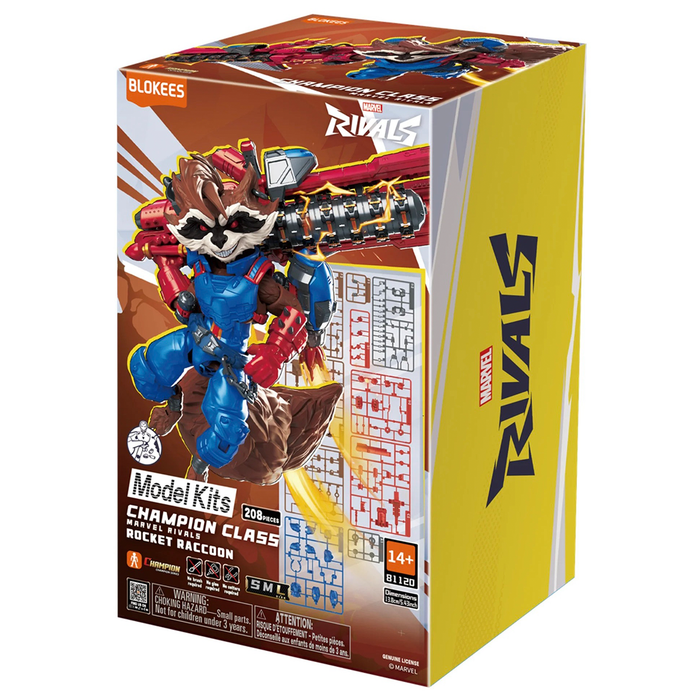 Blokees Marvel Rivals Champion Class Rocket Raccoon Model Kit