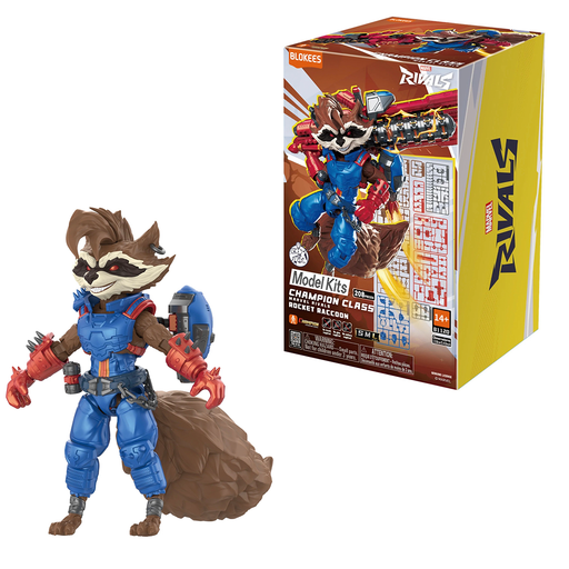 Blokees Marvel Rivals Champion Class Rocket Raccoon Model Kit