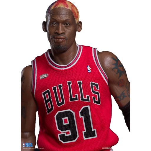 NBA Chicago Bulls Dennis Rodman Real Masterpiece 1/6 Scale Action Figure - Reissue