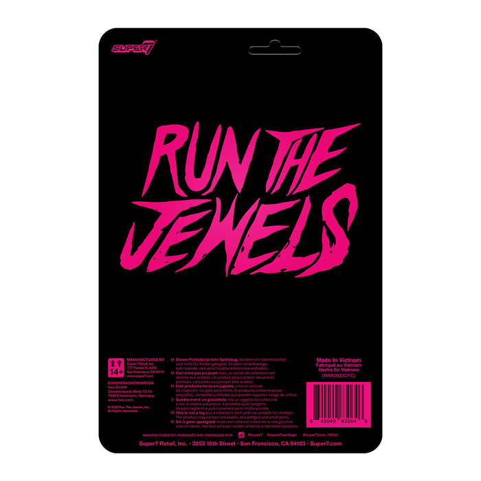 Run The Jewels ReAction 3 3/4-Inch El-P Figure
