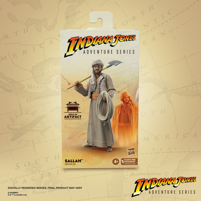 Indiana Jones Adventure Series Sallah 6-Inch Scale Action Figure