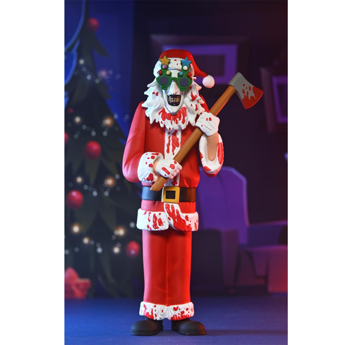 Terrifier 3 - Toony Terrors Santa Suit Art the Clown (Bloody Version) Figure