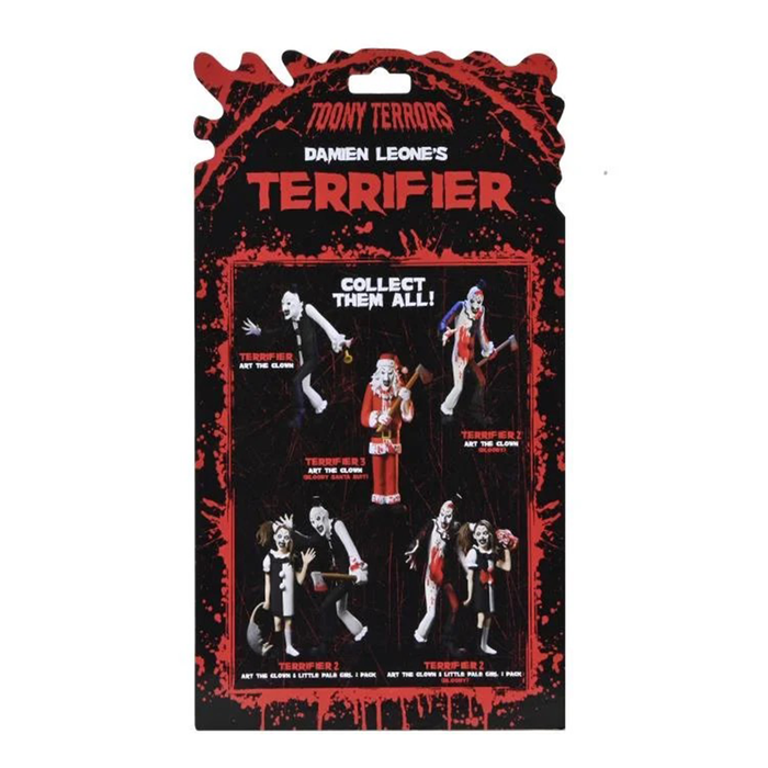 Terrifier 3 - Toony Terrors Santa Suit Art the Clown (Bloody Version) Figure