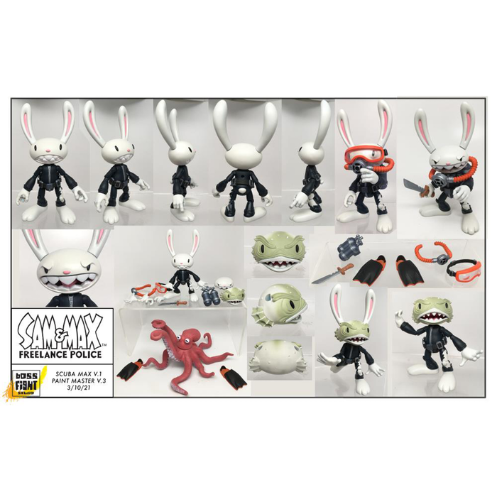 Sam & Max Series - Scuba Sam & Ratzo the Octopus Ginormous Action Figure Deluxe Set