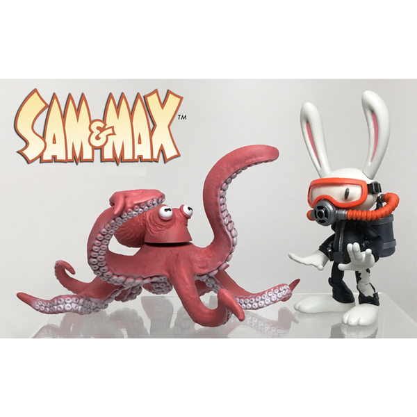 ★イトキン×Splash&Sammy コラボフィギュア　３点セット新品未使用 Sam & Max Series - Scuba Sam & Ratzo the Octopus Ginormous Action