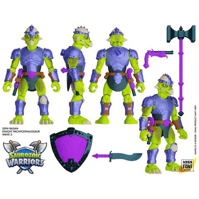 Saurozoic Warriors - Seph Rasan 6-Inch Scale Action Figure