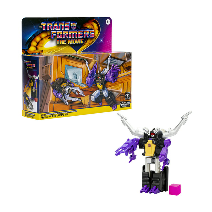 The Transformers The Movie - Insecticon Electronic Combat Shrapnel 5 1/2-Inch Action Figure
