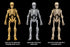 Graveyard Skeletons by Four Horsemen Studios Action Figure 4-Pack