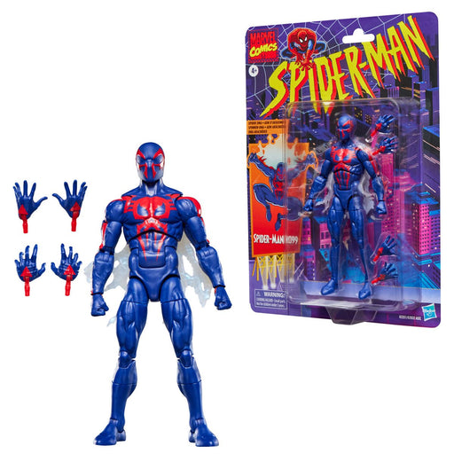 Spider-Man Marvel Legends Retro Cardback Spider-Man 2099 6-Inch Action Figure