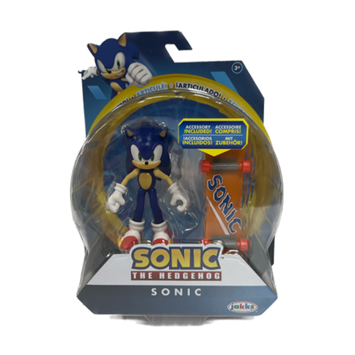 Sonic the Hedgehog 4-Inch Sonic with Skateboard Action Figure