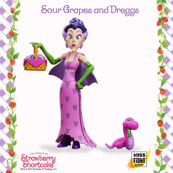 Strawberry Shortcake 6-Inch Scale Sour Grapes and Dreggs Action Figure