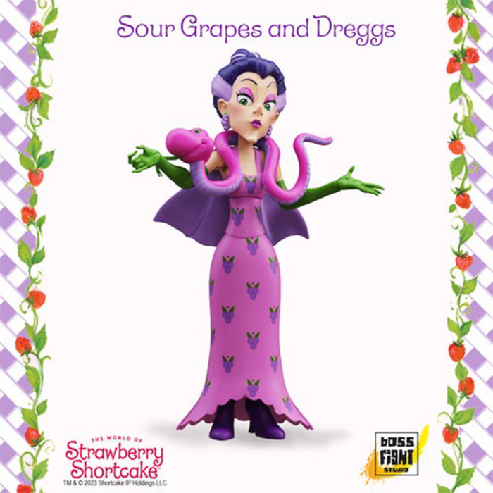 Strawberry Shortcake 6-Inch Scale Sour Grapes and Dreggs Action Figure
