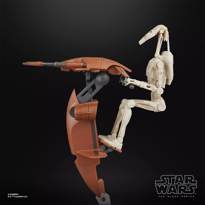 Star Wars The Black Series STAP & Battle Droid Action Figure & Vehicle Set