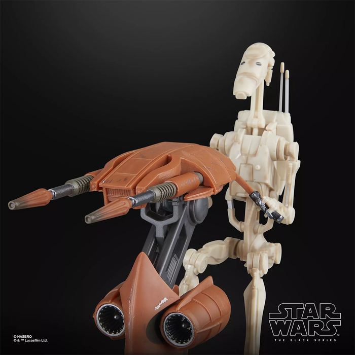 Star Wars The Black Series STAP & Battle Droid Action Figure & Vehicle Set